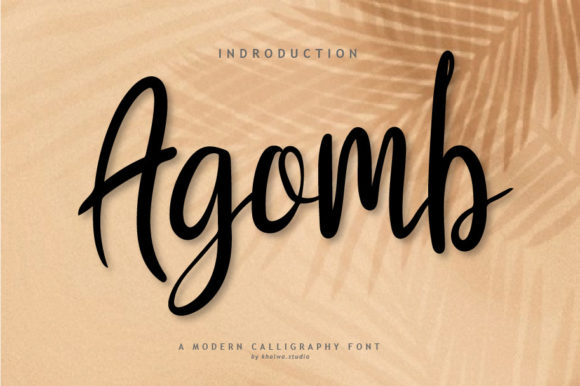 Agomb: The Handwritten Font That Elevates Your Brand