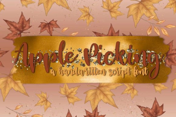 Apple Picking: A Fresh Script Font for Editorial Design