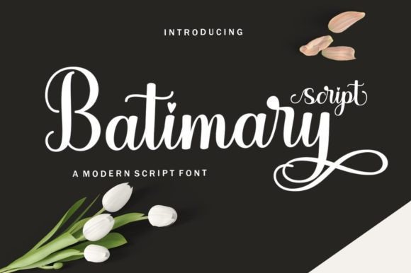 Batimary Font: Elegant Script for Handmade Brands