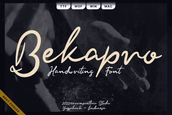 Bekapro Font Review: A Script Typeface for Bold Campaigns