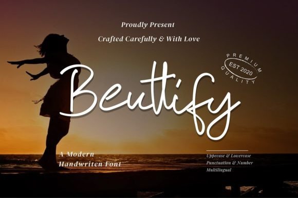 Beuttify: A Dazzling Script Font for Web Design