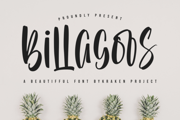 Billagoos: A Fresh Script Font for Editorial Design