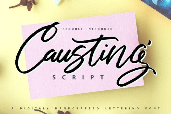 Causting Font: A Handwritten Script for Modern Web Design