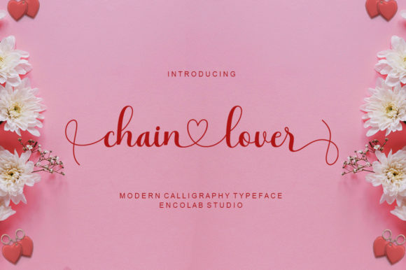 Chain Lover Font: A Dazzling Script for Handmade Brands