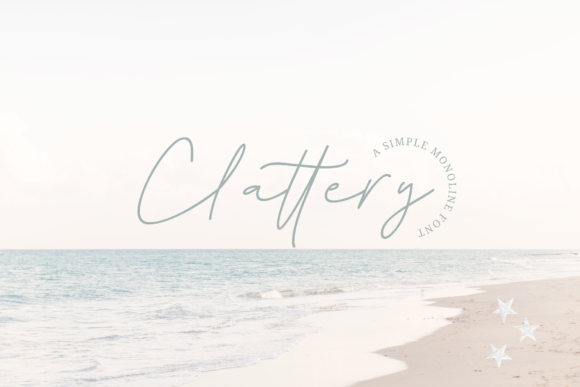 Clattery Font: A Simple Script for Polished Branding