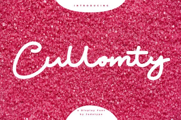 Cullomty: A Playful Script Font for Modern Web Design