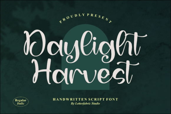 Daylight Harvest: A Script Font for Editorial Impact
