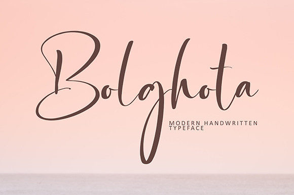Elevate Editorial Design with the Boghota Script Typeface