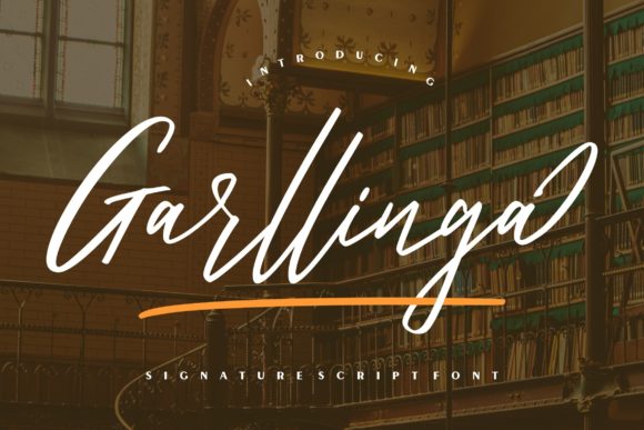 Garllinga: A Playful Script Font for Your Brand