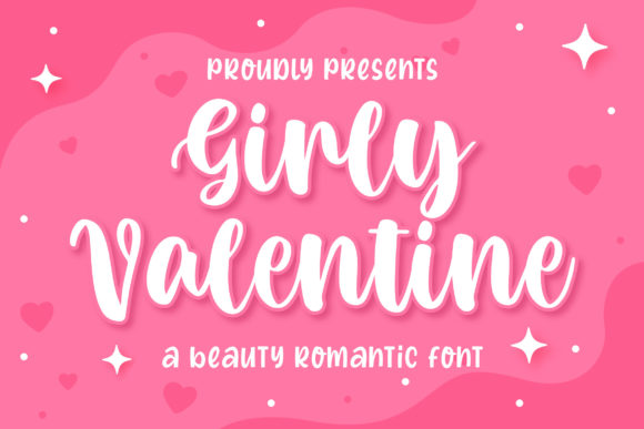 Girly Valentine: A Chic Script Font for Modern Web Design