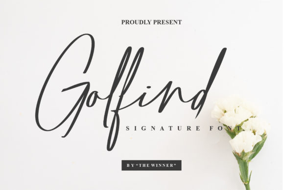 Golfind Font: A Sleek Script for Polished Brand Identity