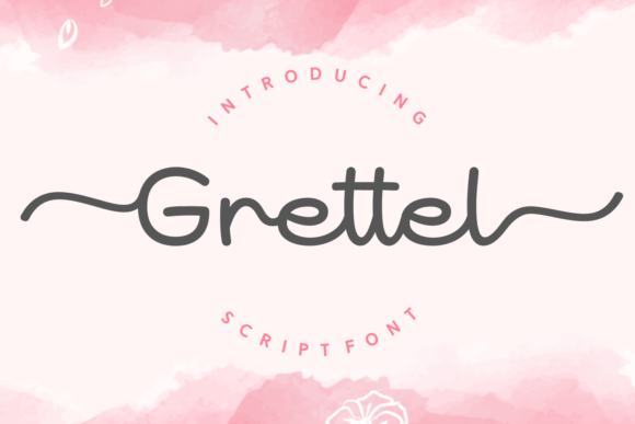 Grettel: A Delicate Script Font for Editorial Elegance