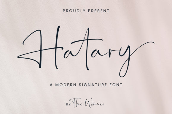 Hatary: The Perfect Script Font for Handmade Brands
