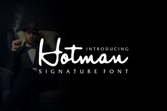 Hotman Font: A Graceful Script for Handmade Labels & Cards