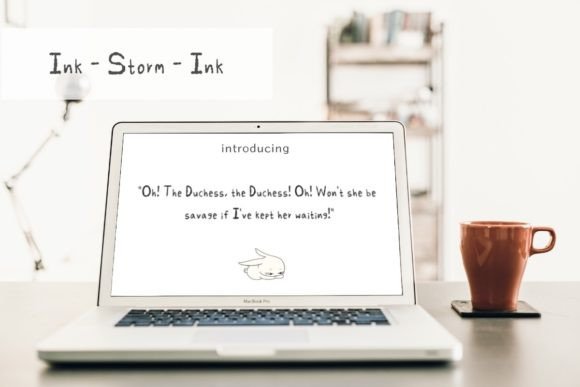 Ink Storm Ink: A Clean Script Font for Modern Web Design