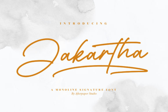 Jakartha: A Luxurious Script Font for Editorial Design