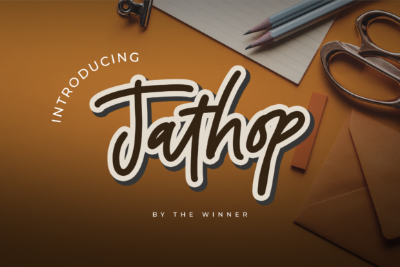 Jathop: A Relaxed Script Font for Editorial Design