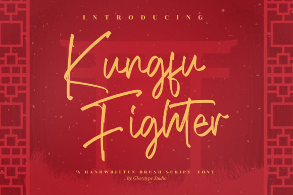 Kungfu Fighter: A Stylish Script Font for Web Headers