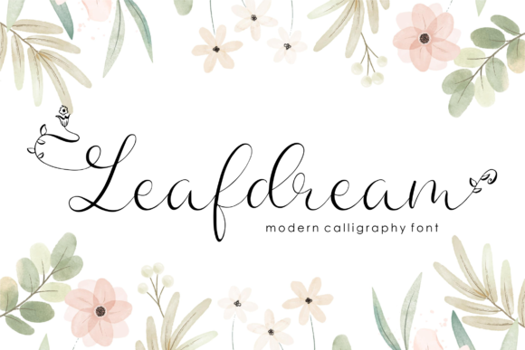 Leafdream Font: A Whimsical Script for Handmade Brands