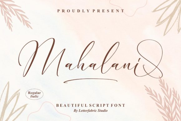Mahalani: The Perfect Script Font for Handmade Brands