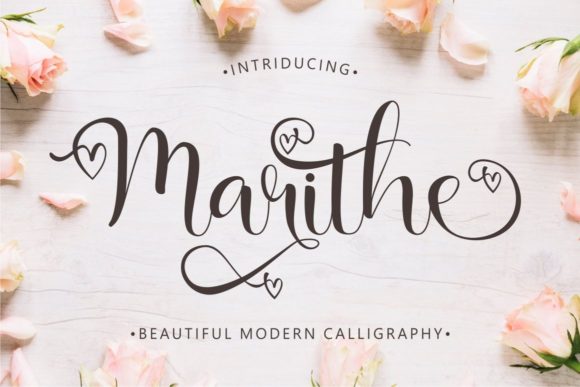 Marithe Font: Elevate Your Campaigns with Graceful Script Typography