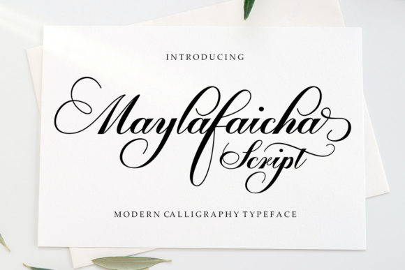 Maylafaicha: A Stylish Script Typeface for Modern Web Design