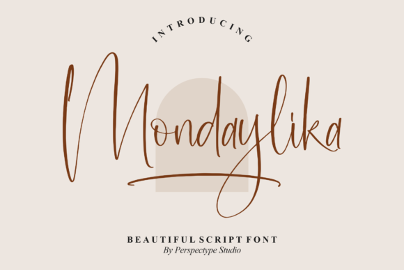 Mondaylika: A Refined Script Typeface for Editorial Design
