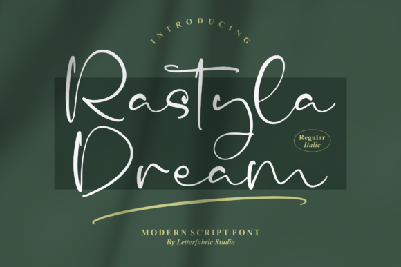Rastyla Dream: The Script Font for Scroll-Stopping Brands
