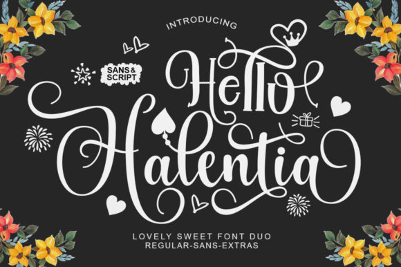 Refining Editorial Mood with the Hello Halentia Typeface