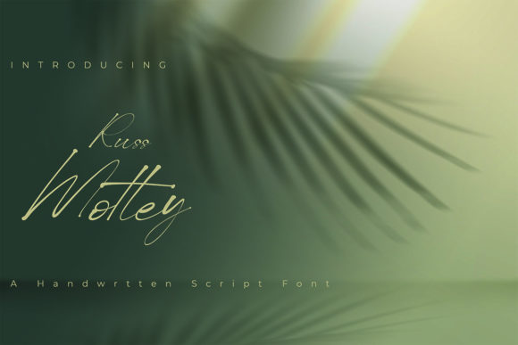 Russ Motley: A Handwritten Typeface for Polished Branding