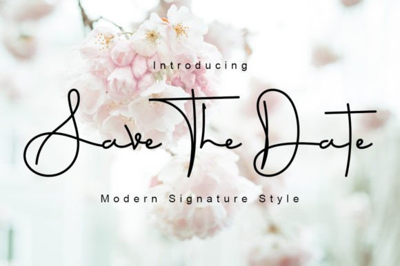Save the Date: A Script Font for Editorial Impact