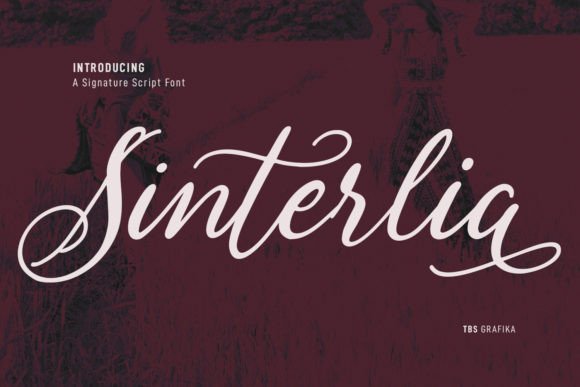 Sinterlia: The Script Font That Stops the Scroll