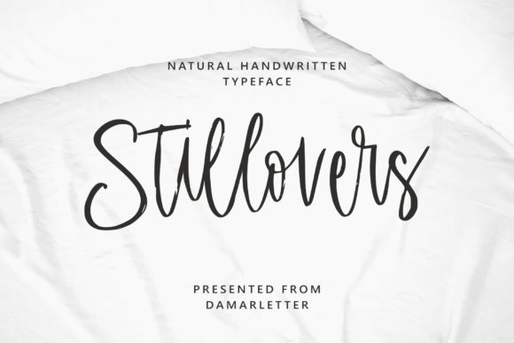 Stillovers: A Refined Script Font for Handmade Brands