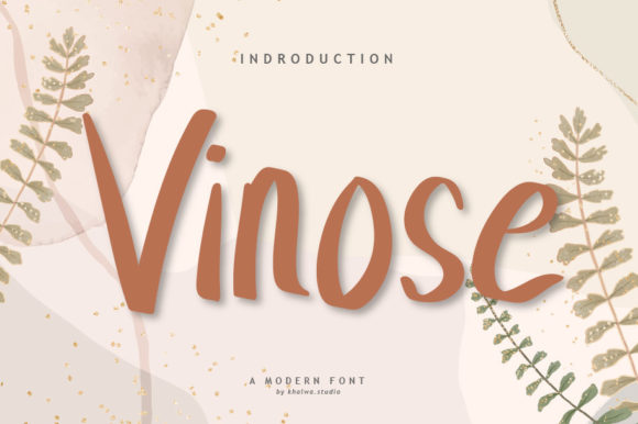 Vinose Font: A Relaxed Script for Authentic Branding