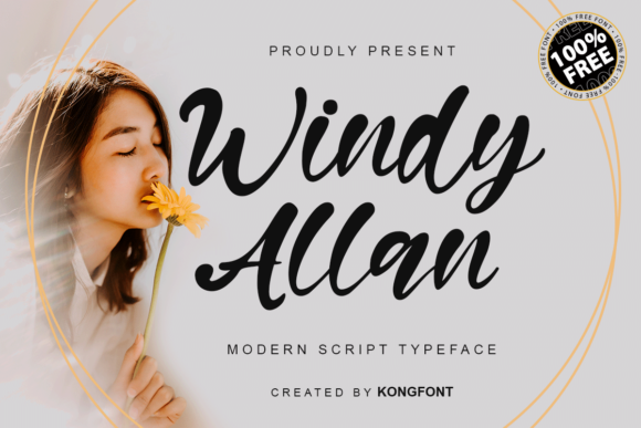 Windy Allan: A Script Typeface for Editorial Charm